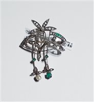 Broche Soprana Gioielleria Femme in Or rosé ARG-OR FIORE SMERALDI - ARG-OR FIORE SMERALDI